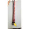 Image 1 : TWO 20" AND ONE 22" LEATHER BELT