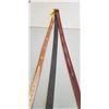 Image 3 : THREE 36" LEATHER BELTS