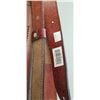 Image 2 : THREE SHORT LEATHER GUN SLINGS AND 34" BELT (NO BUCKLE)