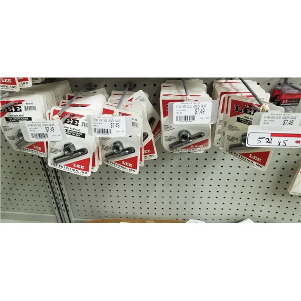 77+/- LEE LOADING SHEL HOLDERS AND LENGTHNERS RETAIL VALUE $575