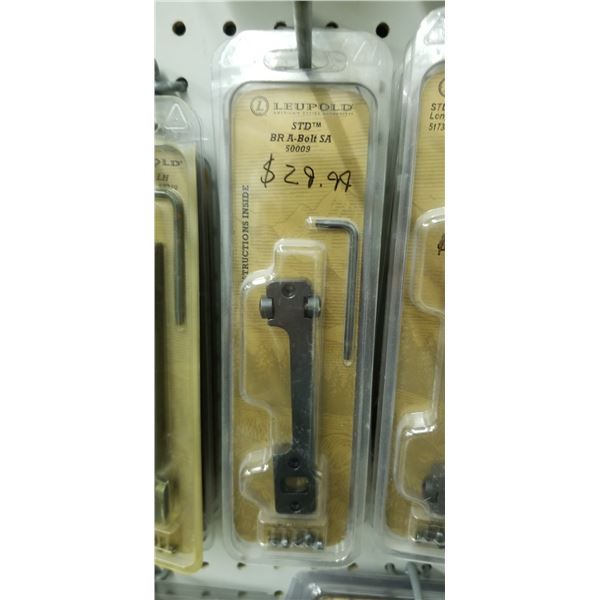 5 LEUPOLD BR-A BOLT SA SCOPE BASES #59 RETAIL VAUE $150