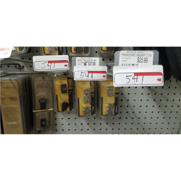14 BURRIS 2PC SCOPE BASES FOR TIKKA, REM AND SAVAGE RETAIL $420