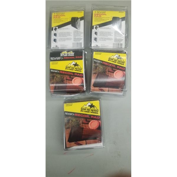 BUTLER CREEK SLIP ON RECOIL PADS 3 MEDIUM, 2 SMALL