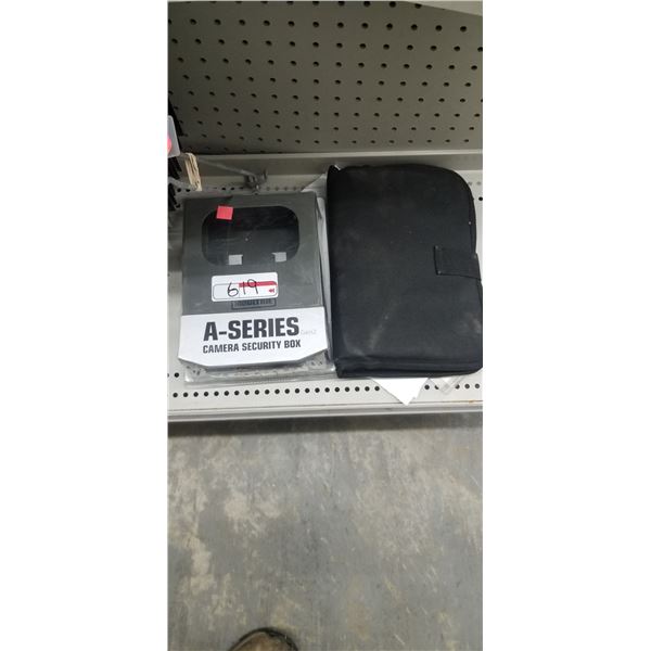 MOULTRIE A-SERIES CAMERA SECURITY BOX AND CASE RETAIL VALUE $40