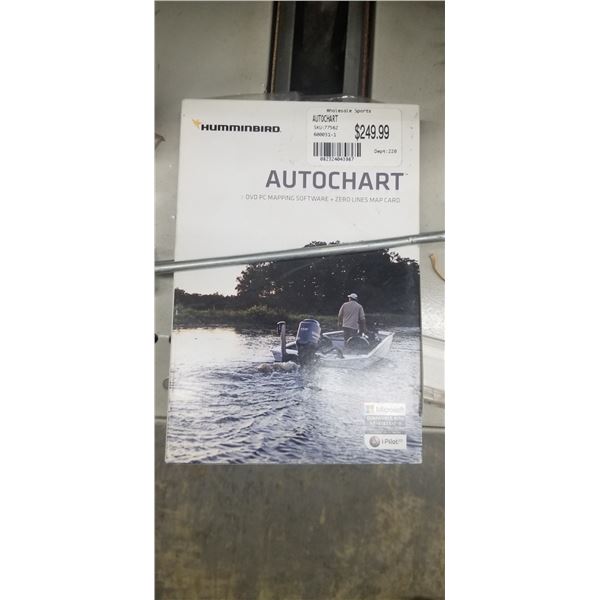 HUMMING BIRD AUTO CHART RETAIL VALUE $249