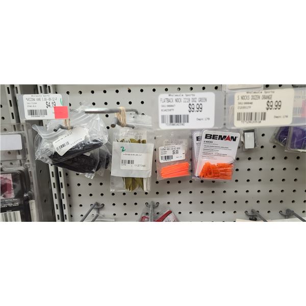 ARROW VANES , FLAT BACK NOCKS, BEMAN S NOCKS, BOHNING A NOCKS $230
