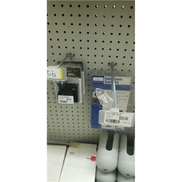 X CELLL DUAL BATTERY CHARGERS QTY X 2, LIBERTY SAFE POWER KITS QTY X 2