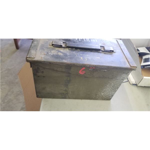 6" X 12" X 7" HIGH MILITARY AMMO BOXES QTY 3