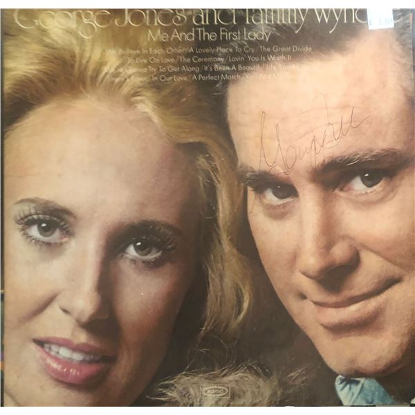 George Jones Autographed Album