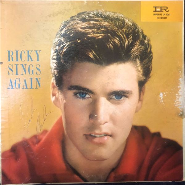 Rick Nelson Autographed Album