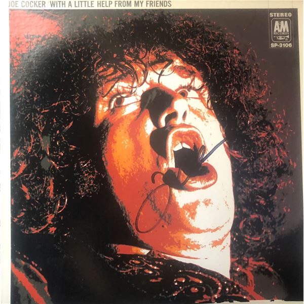 Joe Cocker Autographed Album