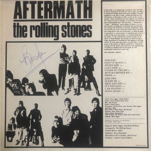 The Rolling Stones Brian Jones Autographed Album