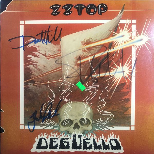 ZZ Top Autographed Album