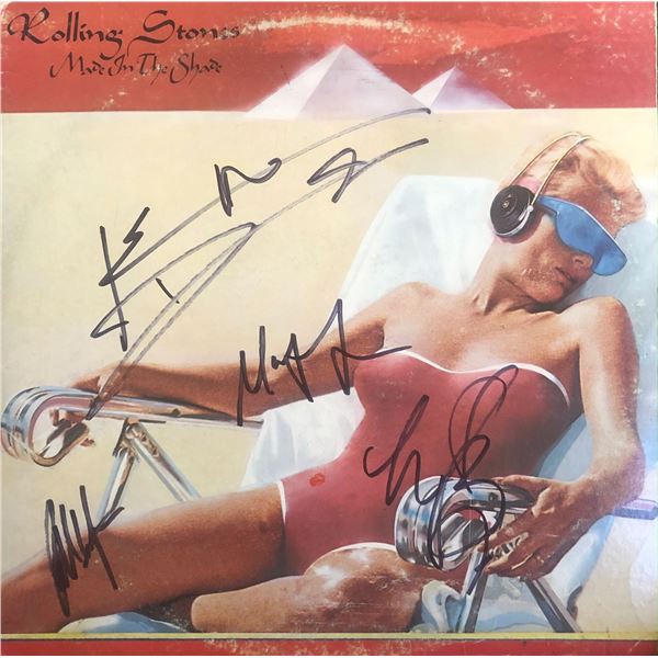 The Rolling Stones Autographed Album ALL MEMBERS