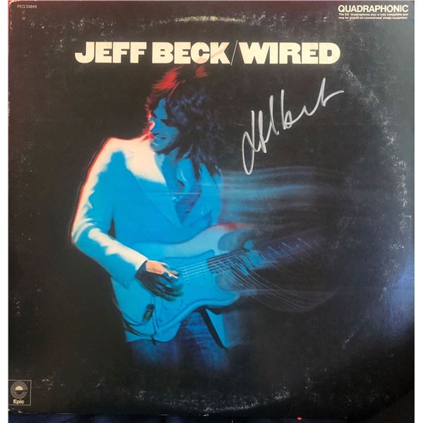 Jeff Beck Autographed Album