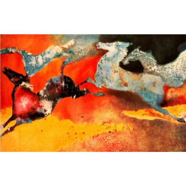 Edwin Salomon- Original Serigraph "Summer Dance"