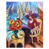 Image 1 : Yana Rafael, "Beauty with a View" Hand Signed Original Painting on Canvas with COA.