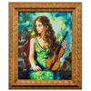 Image 1 : Taras Sidan- Hand Embellished Giclee on Canvas "Lexi"
