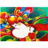 Image 2 : Peter Max- Original Acrylic on Canvas "Flower Blossom Lady"