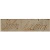 Image 3 : John Adams Document Signed as President