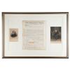 Image 1 : Andrew Jackson and Martin Van Buren Document Signed as President and Secretary of State