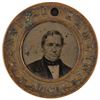 Image 2 : Abraham Lincoln 1860 Presidential Campaign Ferrotype Button