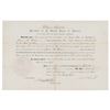 Image 1 : U. S. Grant Document Signed as President