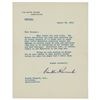 Image 1 : Franklin D. Roosevelt Typed Letter Signed as President