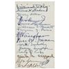 Image 2 : Harry and Bess Truman Signed White House Place Card