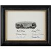 Image 2 : Reagans, Bushes, and Fords Signed White House Engraving