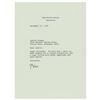Image 1 : Bill Clinton Typed Letter as President