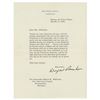 Image 1 : Dwight D. Eisenhower Typed Letter Signed