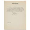 Image 1 : William H. Taft Typed Letter Signed