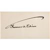 Image 2 : Thomas Edison Signature