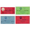 Image 1 : Spiro Agnew (4) Signed Inauguration Event Tickets