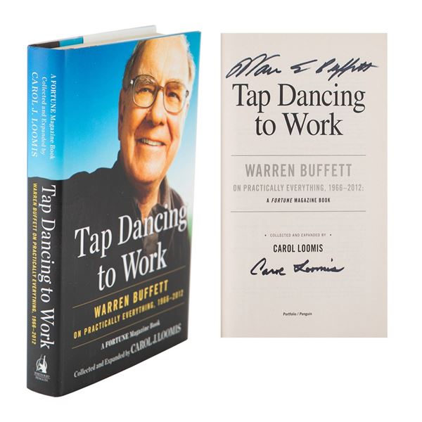 Warren Buffett Signed Book
