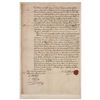 Image 2 : Lord Cornbury Document Signed