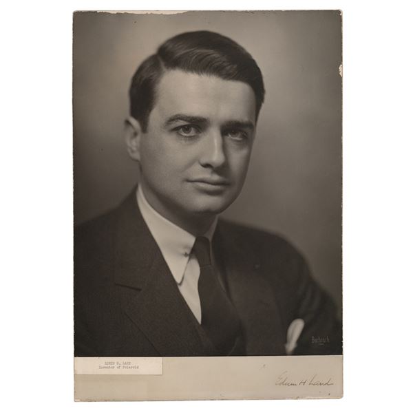 Edwin Land Oversized Signed Photograph