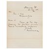Image 2 : William Mahone (2) Autograph Letters Signed