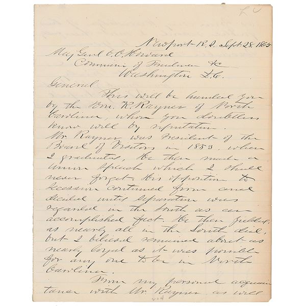 John M. Schofield Autograph Letter Signed