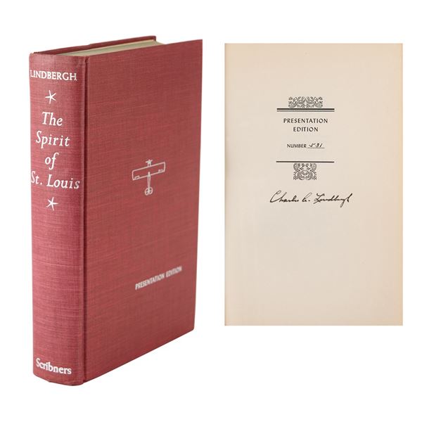 Charles Lindbergh Signed Book