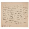 Image 1 : Berthe Morisot Autograph Letter Signed
