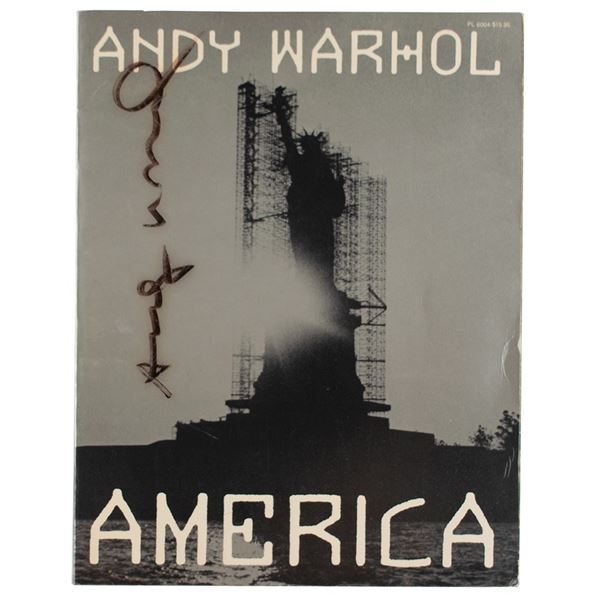 Andy Warhol Twice-Signed Book