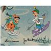 Image 2 : Bill Hanna and Joe Barbera Signed Production Cel from The Flintstones