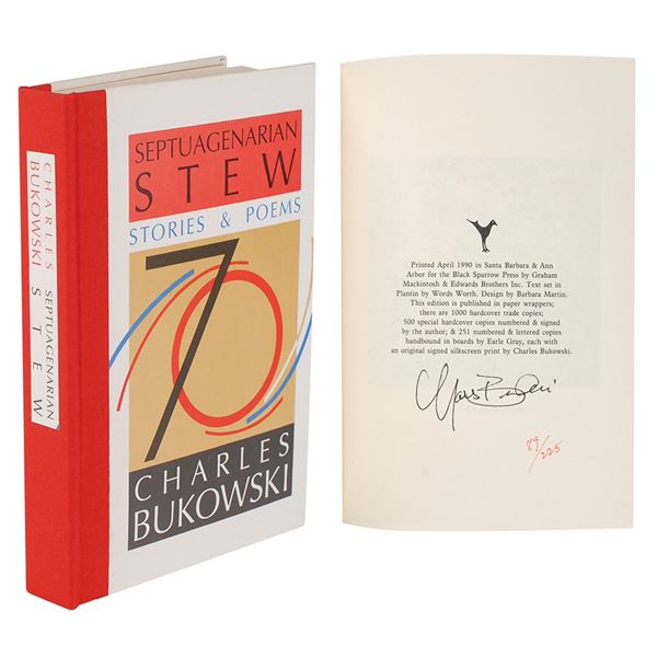 Charles Bukowski Signed Book