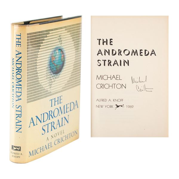 Michael Crichton Signed Book
