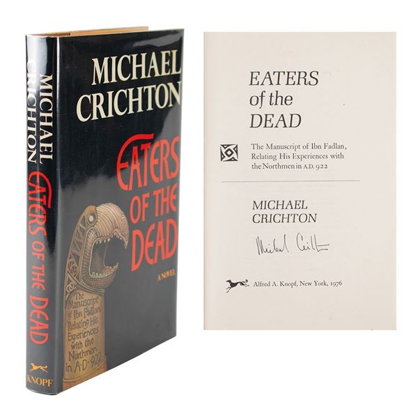 Michael Crichton Signed Book