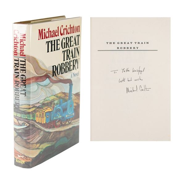 Michael Crichton Signed Book