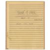 Image 1 : Frank Zappa's Handwritten Orchestral Arrangement for 'Think It Over'
