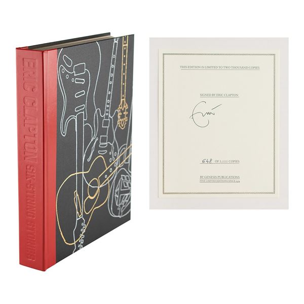 Eric Clapton Signed Book